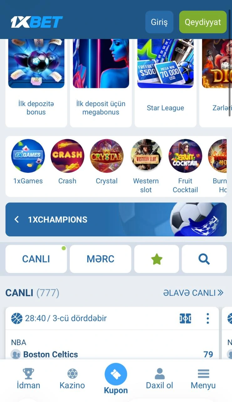 1xbet app ana ekranı - 1xbet ios yükleme